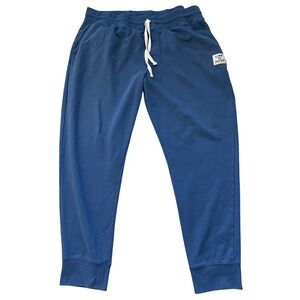 Life Is Good Fleece Jogger Sweatpants Mens‎ XXL Blue Soft Cozy Lounge Minimalist